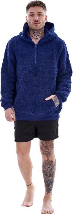 Produktbild Keanu Kapuzenpullover mit halbem Reissverschluss Teddy