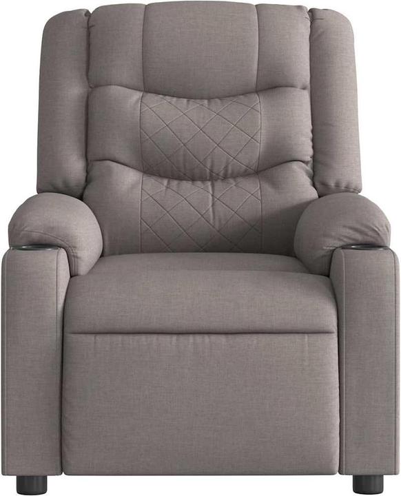 Actual product image VidaXL Massage chair taupe fabric
