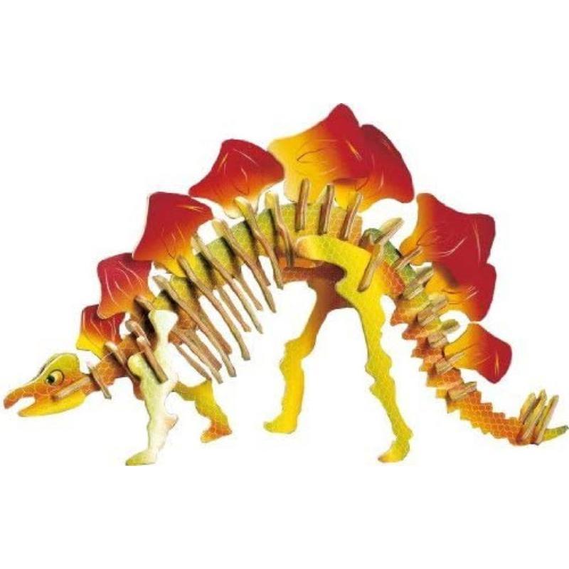 Cover-Discount DIY Bastel-Set aus Holz Dinosaurier Stegosaurus