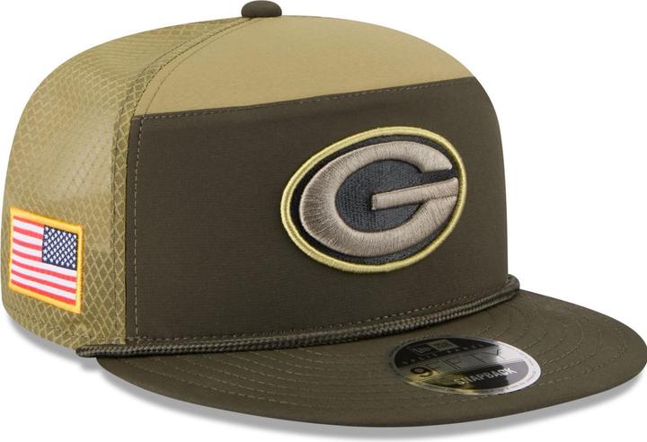 Produktbild New Era 9Fifty Split Panel Cap - Salute Green Bay Packers