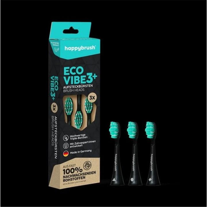 happybrush Testina per spazzolino Eco Vibe (3 x)