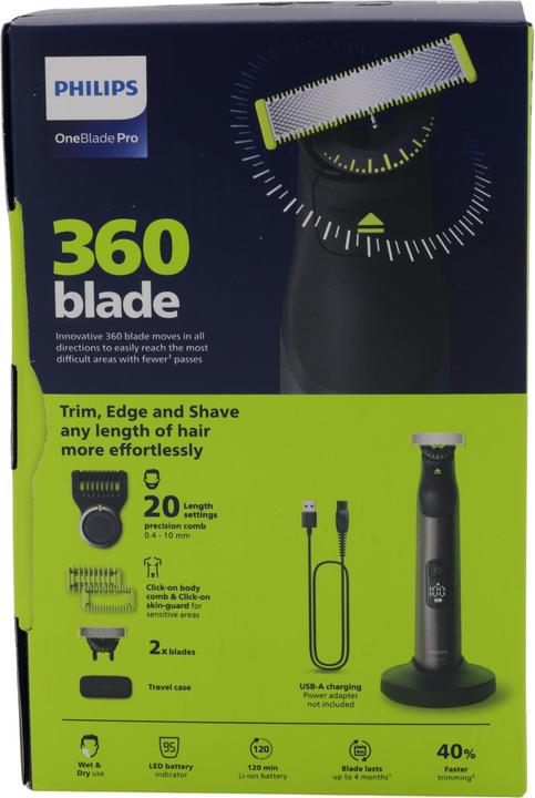 Actual product image Philips OneBlade Pro 360 Face + Body (QP6652/61)