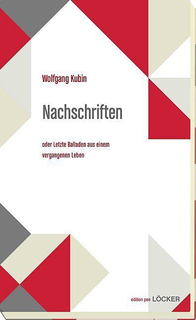 Produktbild Nachschriften (Deutsch, Wolfgang Kubin, 2018)