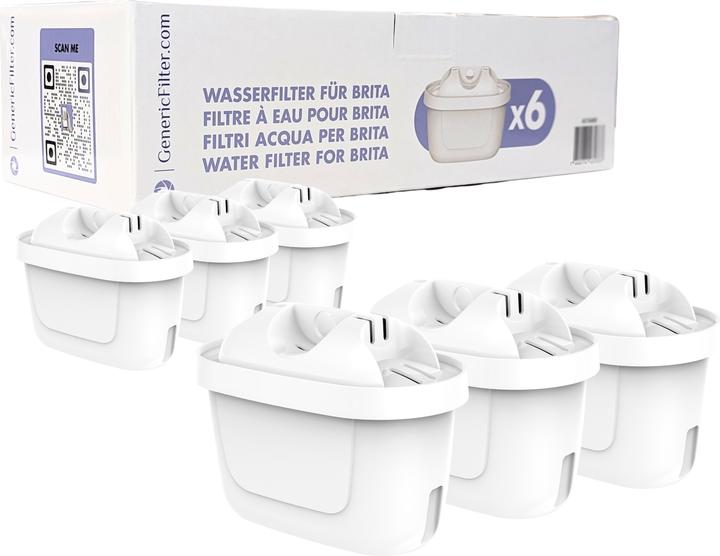 GenericFilter Cartouche filtrante pour Brita Maxtra (6 x)