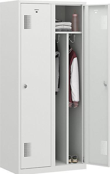 Produktbild eurokraft basic Garderobenschrank (80 cm, 180 cm)