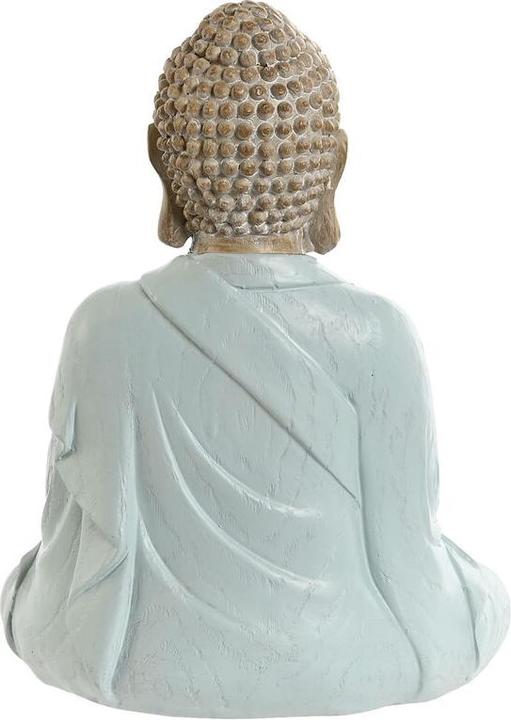 Image du produit Esprit Deko-Figur Home ESPRIT Weiss grün türkis Buddha Orientalisch 14 x 10,5 x 18,5 cm (3 Stück)