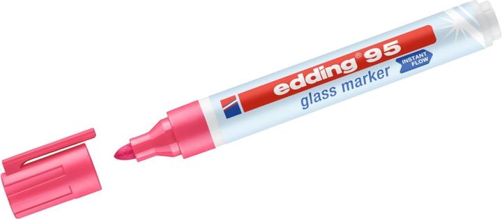 Actual product image Edding Felt-tip glass marker 95 (Rose, 3 mm, 1 x)