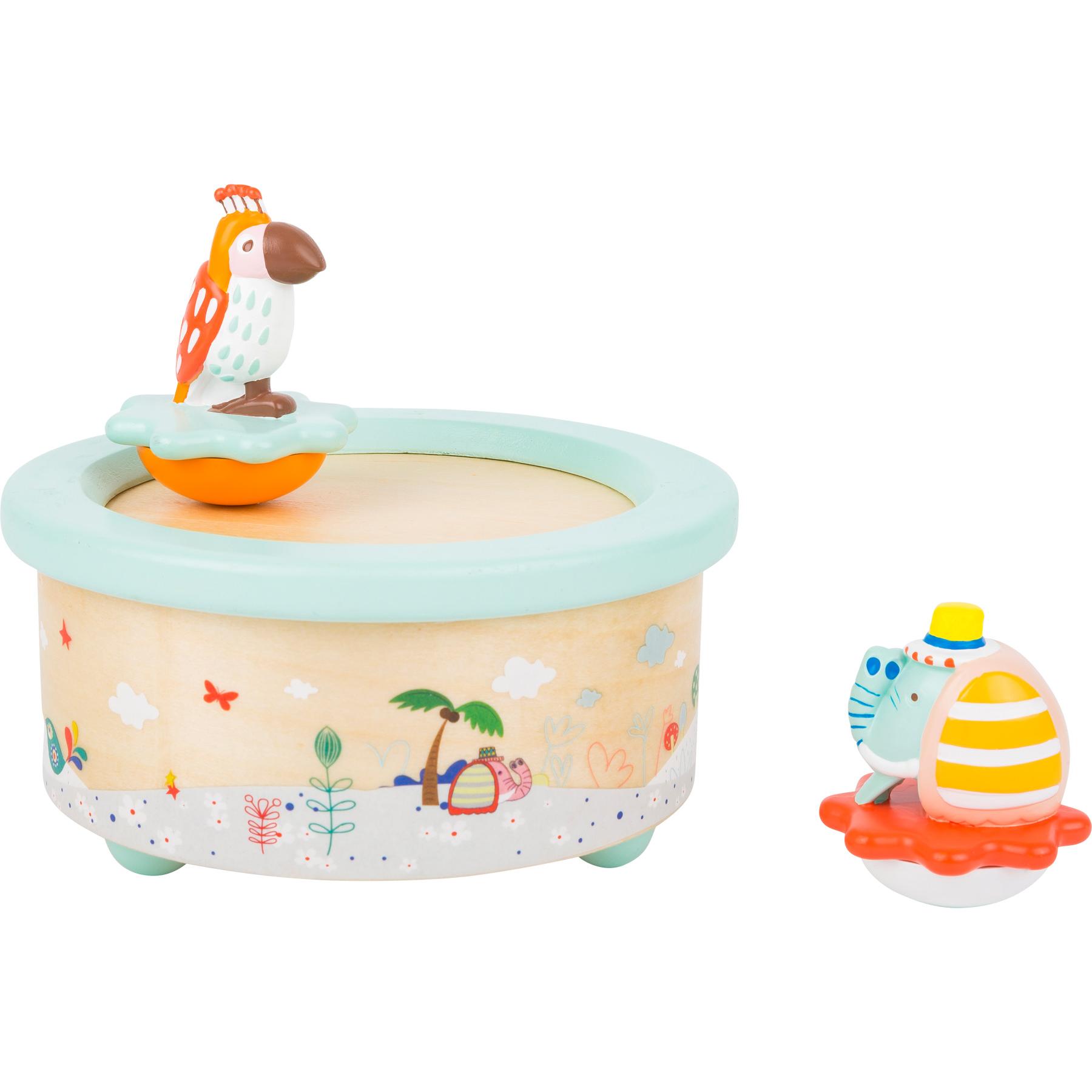 Thumbnail - small foot, Spieluhr, Papagei und Elefant