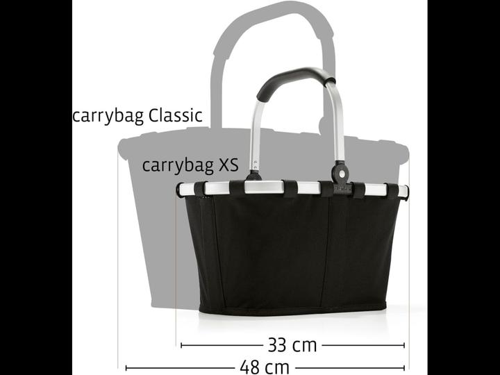 Actual product image reisenthel carrybag XS frame raffia black