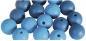 Image du produit Rayher Perles en silicone, ø 12 mm, bleu nuit, 16 pièces