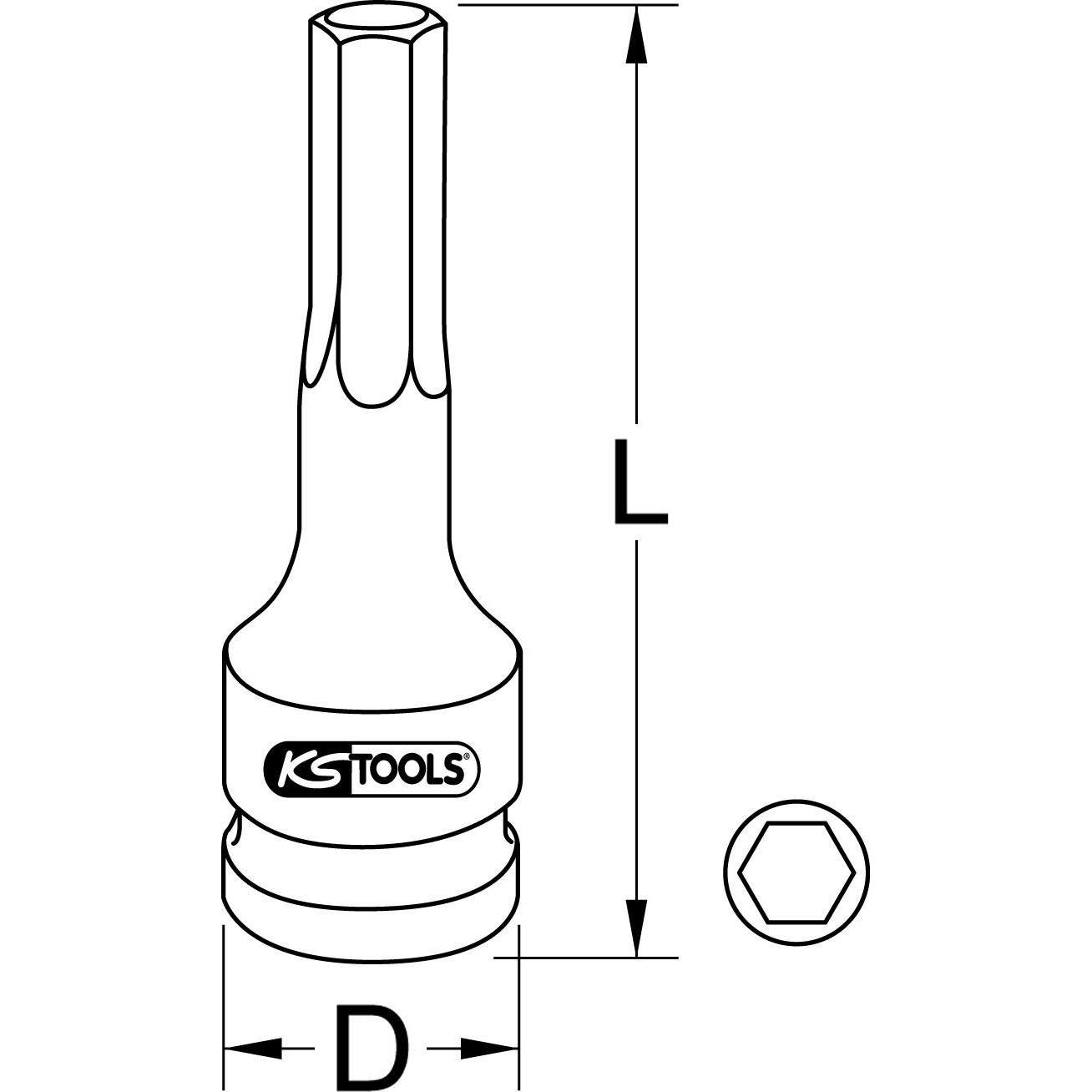 Thumbnail - KS Tools, Steckschlüssel + Stecknuss, 911.0995