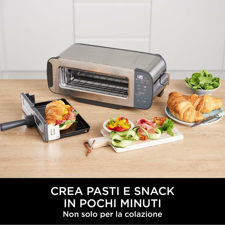 Produktbild Ninja 3-in-1 Multifunctionele Toaster, Grillplaat en Panini Maker - 7 Roosterstanden - RVS - ST202EU