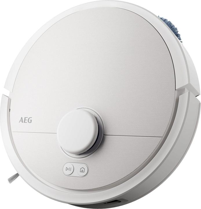 Actual product image AEG AR81UW3SW Saugroboter mit Wischfunktion, LiDAR und KI-Navigation, Präzise Hinderniserkennung, bi (Wiping pads (rotating))