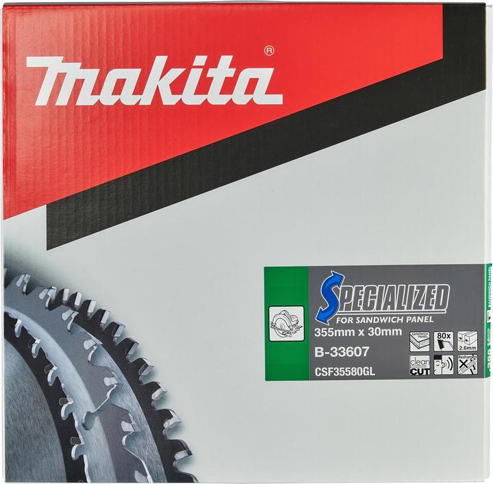 Productafbeelding Makita SPECIALIZED zaagblad 355x30x80Z