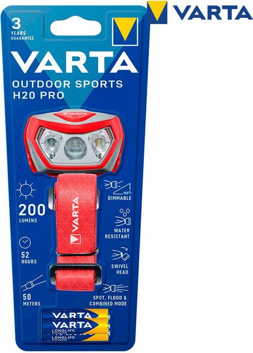 Actual product image Varta Outdoor Sports H20 Pro (200 lm)