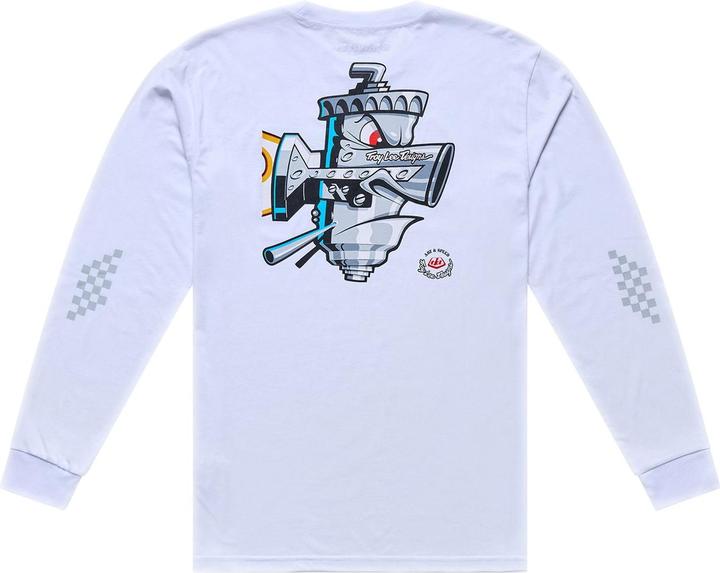 Produktbild Troy Lee Designs Longsleeve, Carb Club, white, M (M)