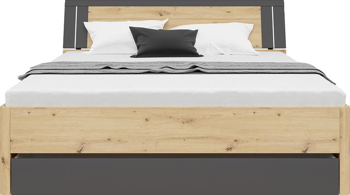 Image du produit Black Red White Lit (180 x 200 cm)