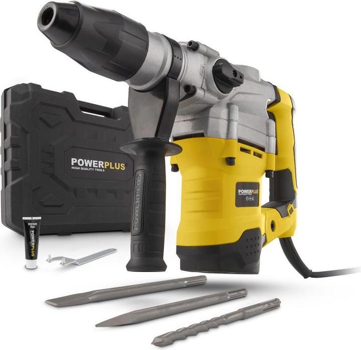 Image du produit Powerplus Marteau perforateur 1600W - 3 Acc. (Fonctionnement sur secteur)