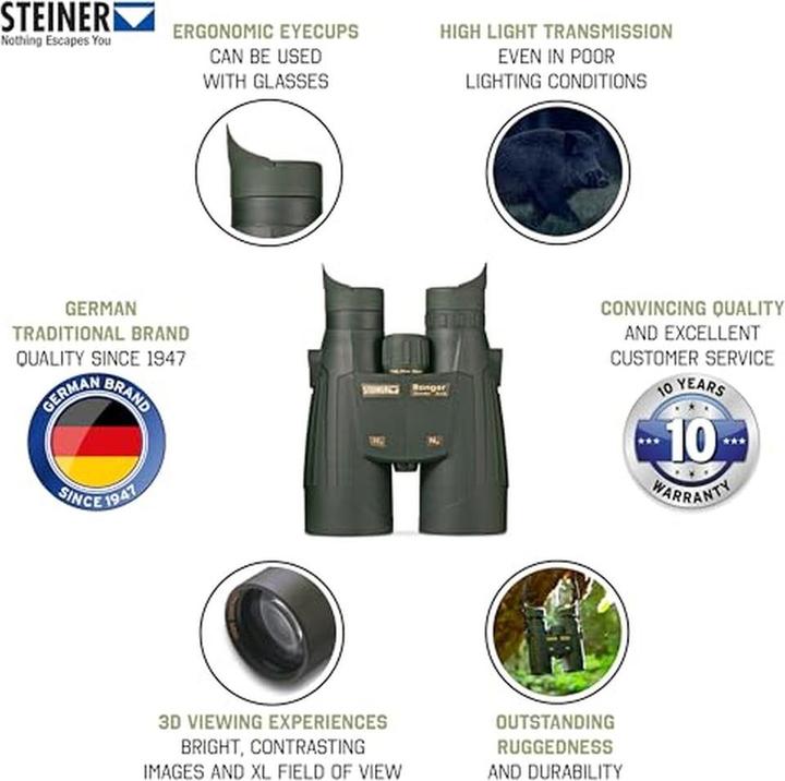 Actual product image Steiner Binoculars Ranger Xtreme 8x56 (8 x, 56 mm)