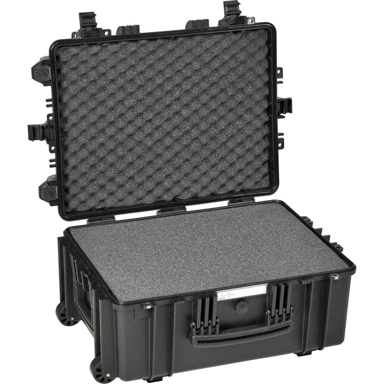 Explorer Cases Spezialkoffer 54x41x25 cm Mod. 5326 WS (Kamera Schultertasche, 53 l), Kameratasche, Schwarz