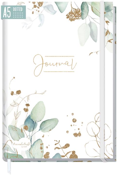 Immagine prodotto Trendstuff Diario classico a puntini A5 (foglia oro) EM (A5, Punteggiato, Copertina morbida)