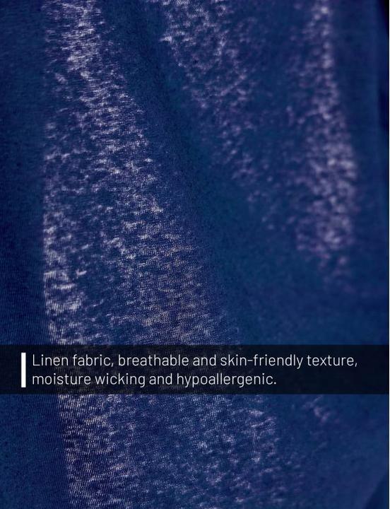 Produktbild Linen Classic Brief Blau/Schwarz (M, Einzelpack)
