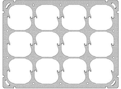 Actual product image Feller Mounting plate 3x4
