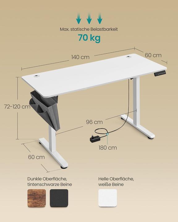 Actual product image Songmics Desk