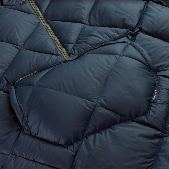 Actual product image Therm-a-Rest Honcho Poncho Down Outerspace Blue (One size)