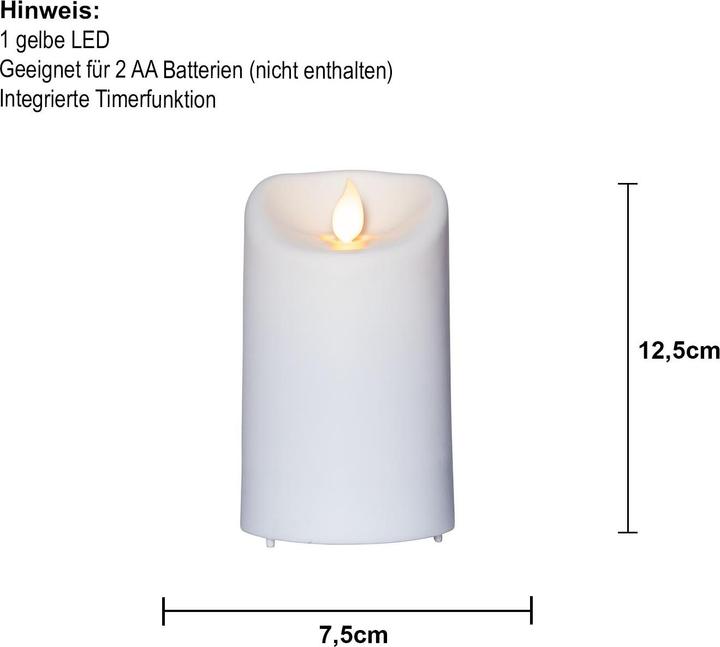 Actual product image Star Trading LED Pillar Candle M-Twinkle (1x)