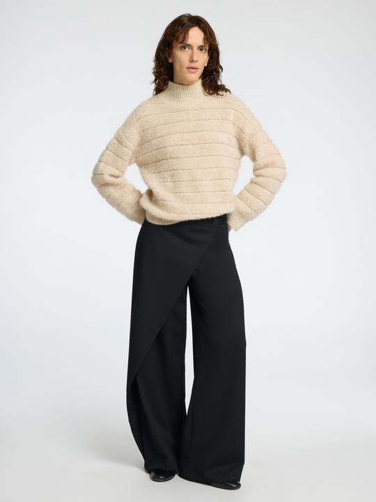 Actual product image Selected Femme Fluffy jumper with high collar (XL)