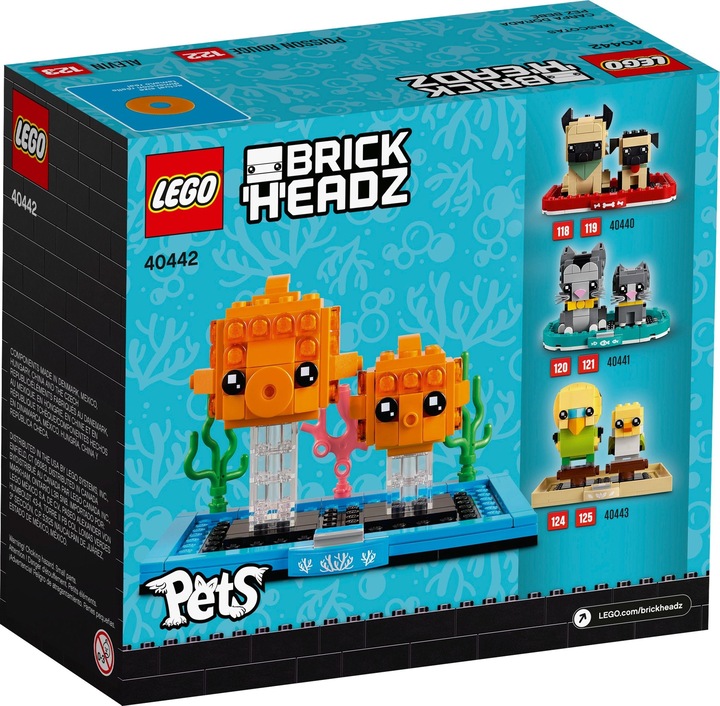 Actual product image LEGO Goldfish (40442, LEGO Brickheadz)