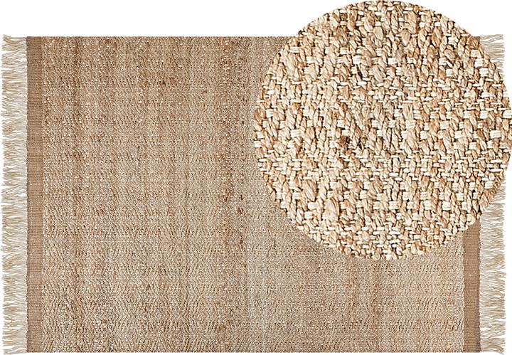 Beliani Teppich aus Jute Beige 160 x 230 cm ABANA (230 x 160 cm)