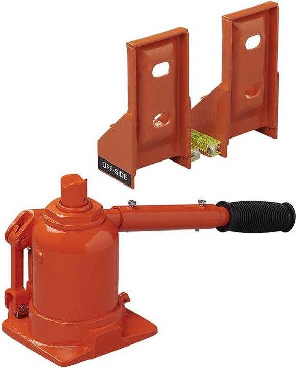 Actual product image ProPlus KoJack hydraulic caravan jack with spirit level (21.10 cm)