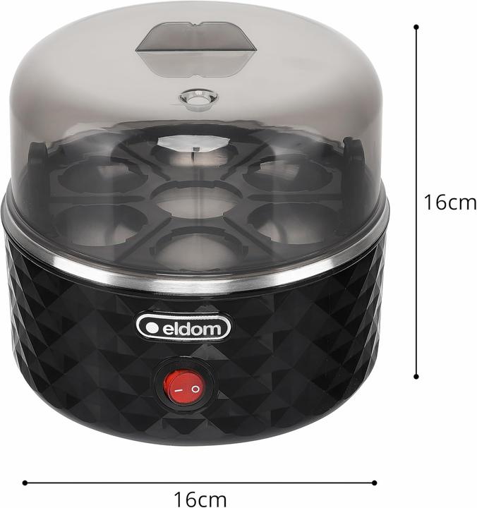 Actual product image Eldom EM101C Egg boiler EGGO 1-7 eggs 380 W adjustable cooking hardness