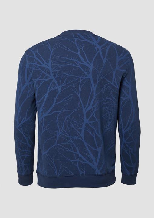 Produktbild s.Oliver Sweatshirt Leichtes Sweatshirt mit All-over-Print (5XL)
