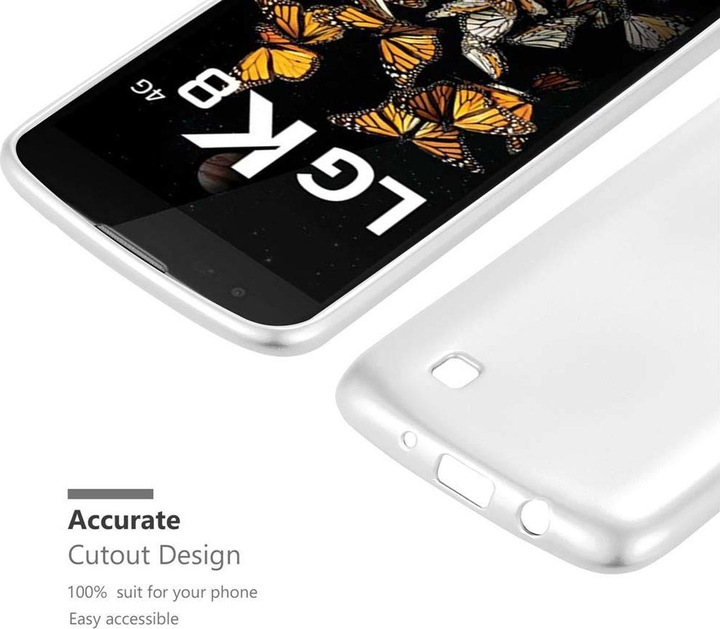 Produktbild Cadorabo TPU Matt Metallic Cover (LG K8)