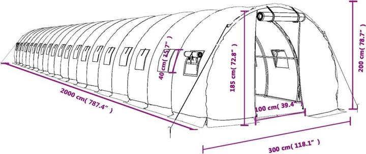 Immagine prodotto vidaXL Gewächshaus