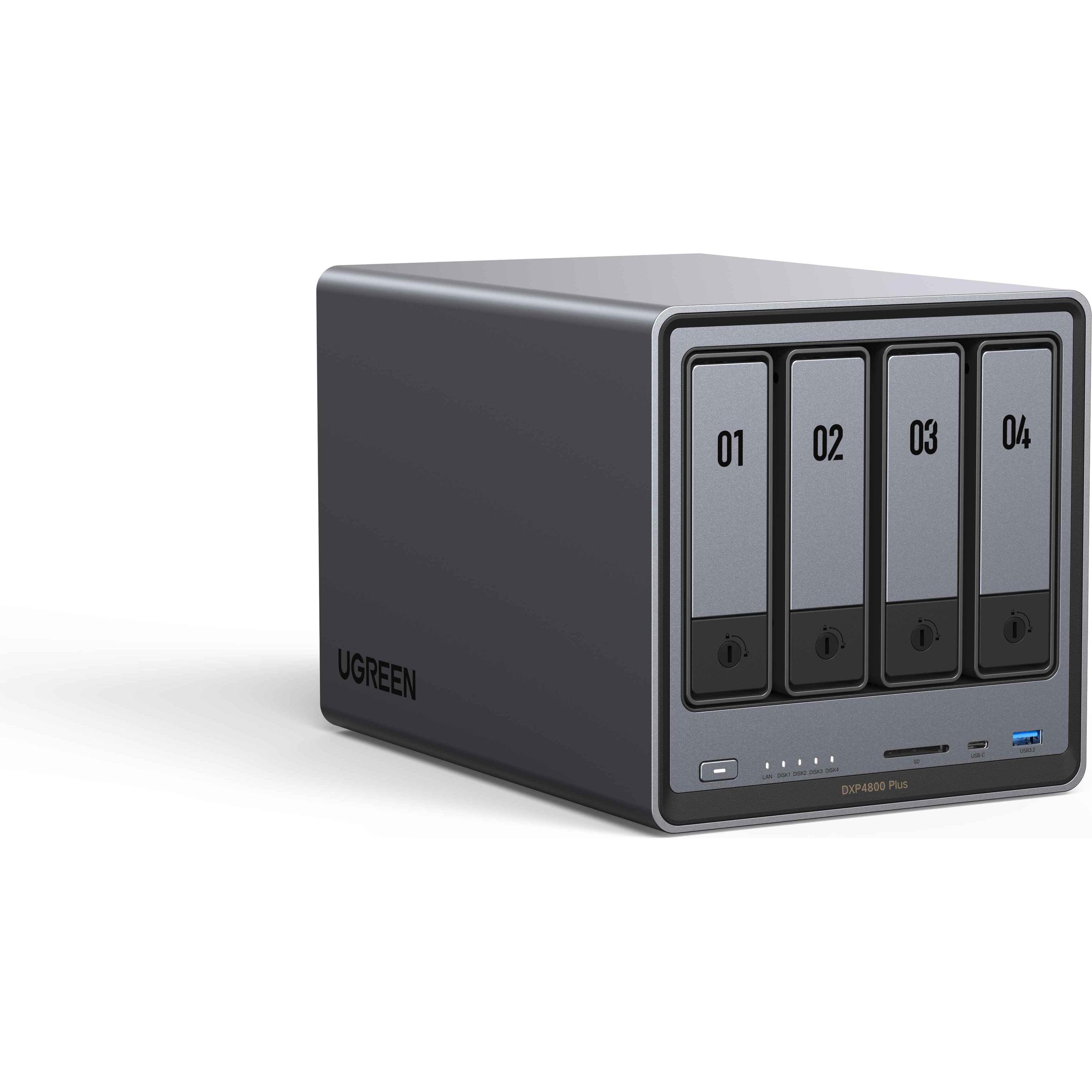 Thumbnail - Ugreen NASync DXP4800 Plus (0 TB), NAS, Schwarz