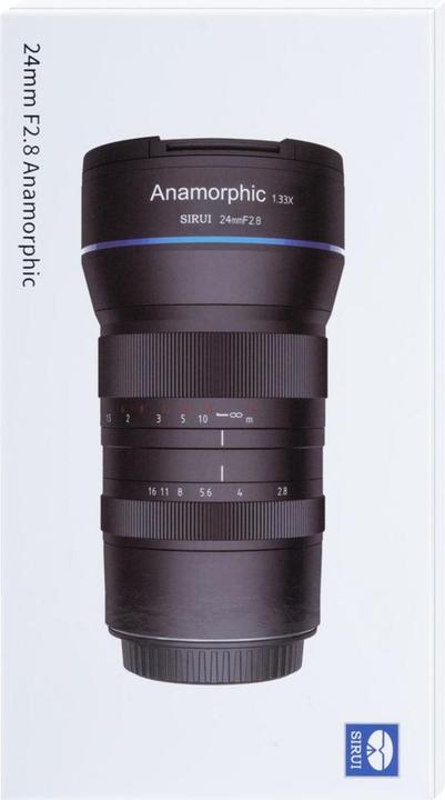 Image du produit Sirui 24mm Anamorphic, Canon EF-M Mount (Canon EF-M, APS-C / DX)