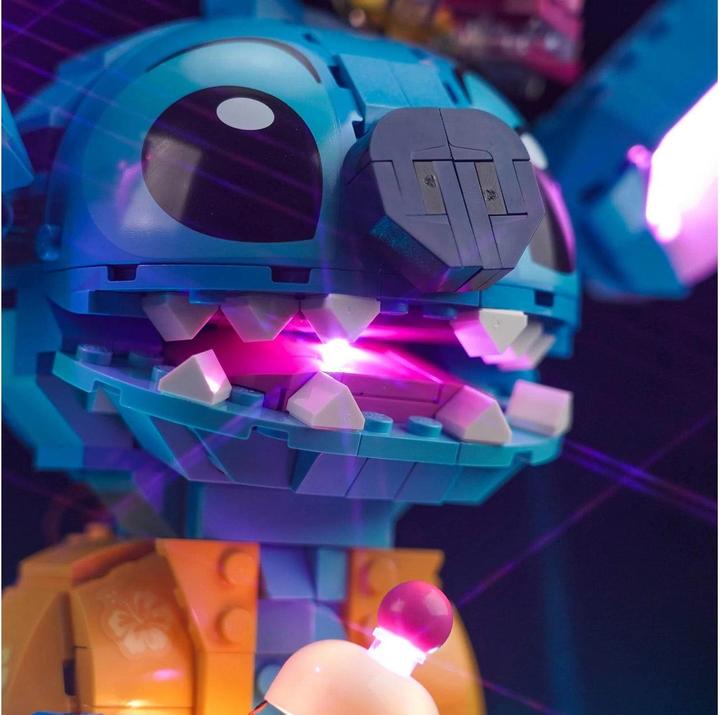 Image du produit BrickBling Set de lumière LED pour LEGO Stitch (43249) incl. télécommande