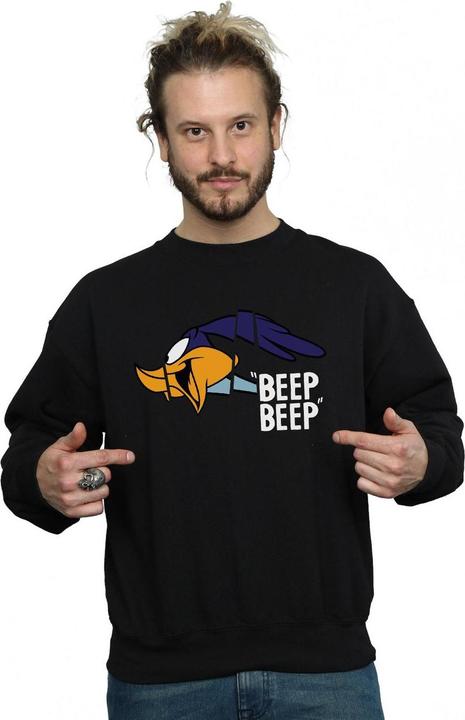 Actual product image Looney Tunes Mens Beep Beep Road Runner Sweatshirt (3XL)