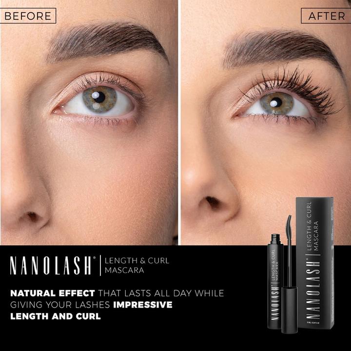 Immagine prodotto NoName Length & Curl Mascara 10ml - Mascara allungante e arricciante per una lunghezza e un'arricciatura (Nero)