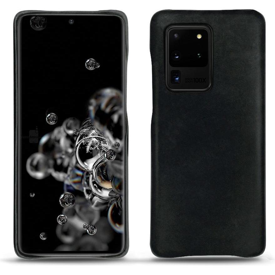 Noreve Lederschutzhülle (Samsung Galaxy S20 Ultra 5G), Smartphone Hülle, Schwarz