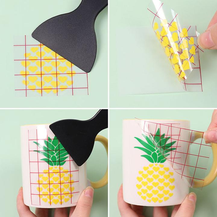 Actual product image Loklik Grid Transfer Tape Roll - 3m - Red (Accessories)