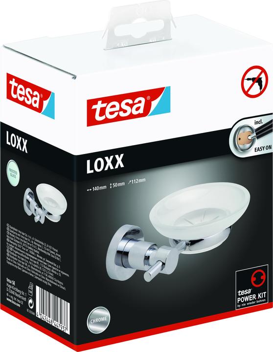 Produktbild tesa LOXX Seifenhalter inkl. Klebelösung ohne Bohren