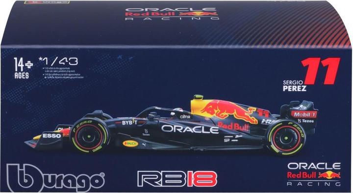 Productafbeelding Bburago Red Bull Racing RB18 F1 1/43 S. Pérez 2022