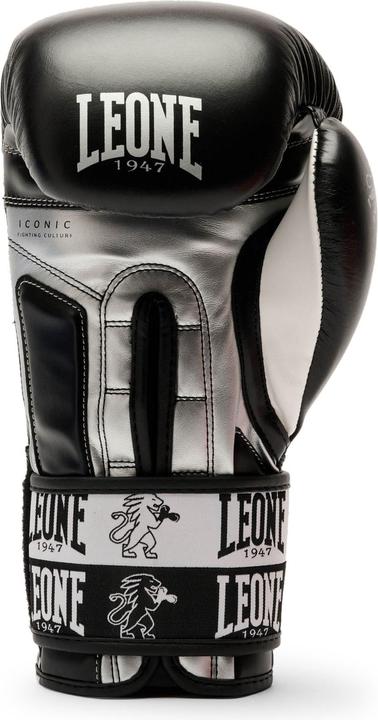 Immagine prodotto Leone Guantoni da boxe Iconic Nero GN208 (14 OZ, Taglia unica)