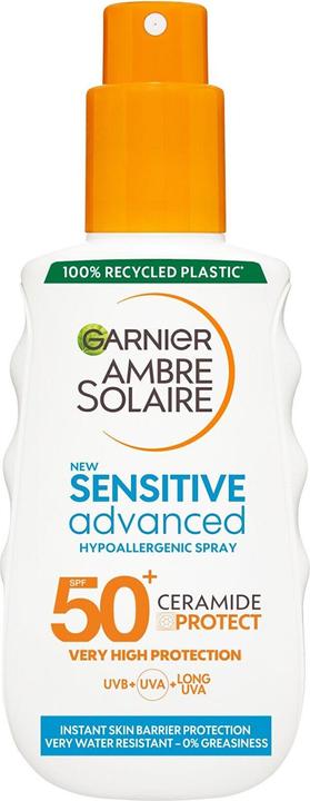 Garnier - Ambre Solaire Sensitive Advanced Hypoallergenic Spray - SPF 50+ (Sun spray, SPF 50+)