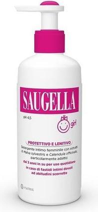 Immagine prodotto Saugella Ragazza pH Neutro 200ml (200 ml, Lozione per il lavaggio intimo)